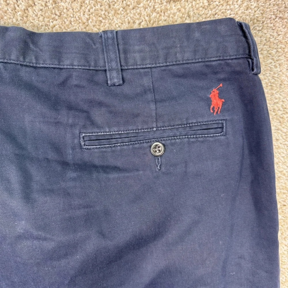 Polo Ralph Lauren Pants Mens 40 Preston Pant Navy Blue Cotton EUC
